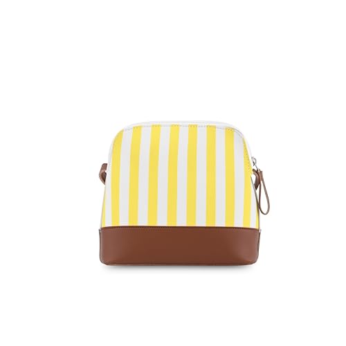 Fastrack Dual Color Striped Sling Bag for Women, Girls and Ladies