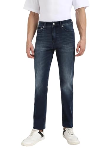 Polyester Slim Fit Mid Rise Jeans