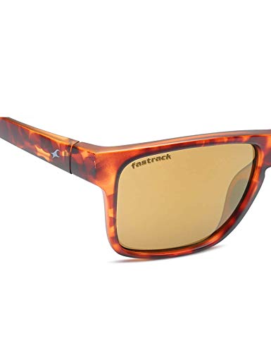 Fastrack Sunglasses |Square Golden |UV protected | Medium