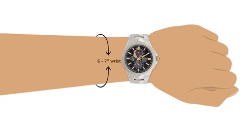 Seiko Stainless Steel Coutura Analog Black Dial Men Watch-Ssc764P1, Bandcolor-Silver