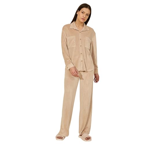 Sweet Dreams Women Solid Pyjama Set