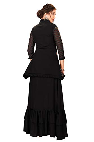Miss Ethnik Women's Maxi Semi Stitched Anarkali Gown