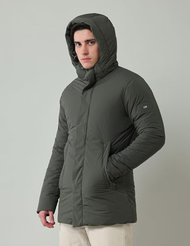 Arrow Sports Men's A-Line Coat (ASAIJK4811_Olive