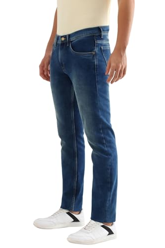 Allen Solly Men Navy Slim Fit Light Wash Jeans