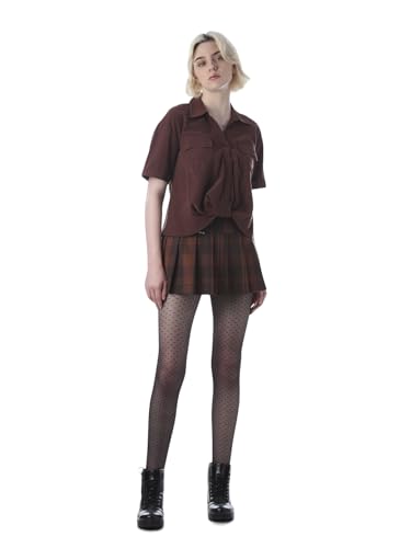 ONLY Women's Solid Regular Fit Brown Shirt