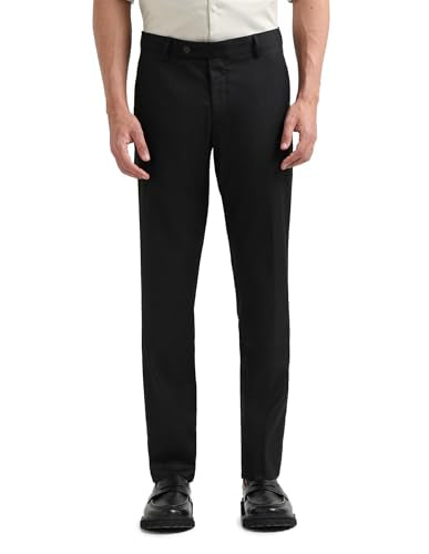 Arrow Men's Tapered Pants (ARAEOTR1905_Black