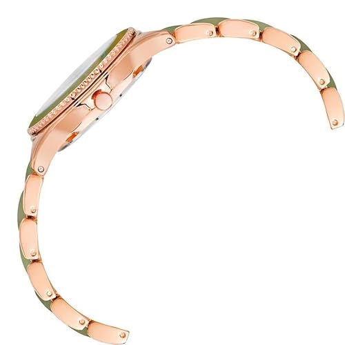 ANNE KLEIN Quartz 37.5 mm Green Dial Acrylic Analog Watch for Women