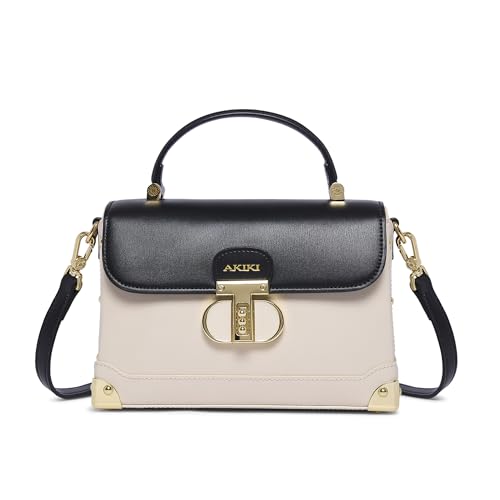 Akiki London Women's Westminster Satchel Handbag | Satchel Bag for Work | Ladies purse | Stylish Shoulder Bag | Gift For Women