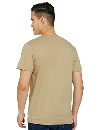 Max Cotton Men Graphic Printed Slim Fit T-Shirt_CABCPA22P911STGREY_L Grey