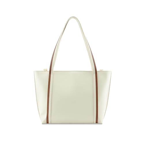 Fastrack Everyday Essential Laptop Tote | Faux-Leather Women's Handbags | Laptop Compatible | Comes with a Key-Leash| Ladies Purse Handbag | Tote for Casual Carry
