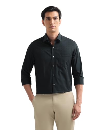 Arrow Green Formal Shirt_ARAEOSH3078_38