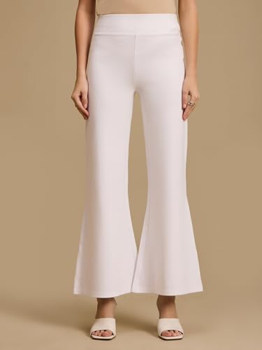 Kazo Jenna Flared Shapewear Jeggings White