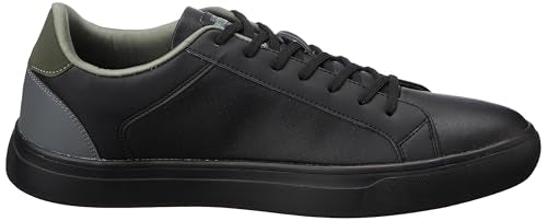 Woodland Men's Black PU Sneakers-11 UK (45EURO) (SNK 6292024)