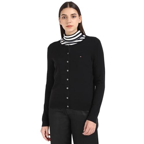 Tommy Hilfiger Womens Black Color Sweater (XS)
