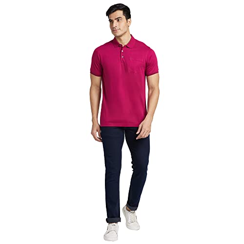 Park Avenue Dark Red T-Shirt (Size: 39)-PMKA00486-R7