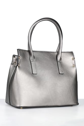 Allen Solly Women Gunmetal colour Handheld_AHBGFRGBS02454 Size-31 * 14 * 21cm