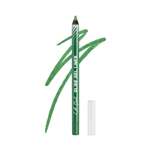 L.A. Girl Glide Gel Eyeliner Pencil – Limelight Long-Lasting, Smudge-Proof, Smooth Application, Waterproof Formula for All-Day Wear, Intense Pigment, Cruelty-Free Eye Makeup, 1.2g