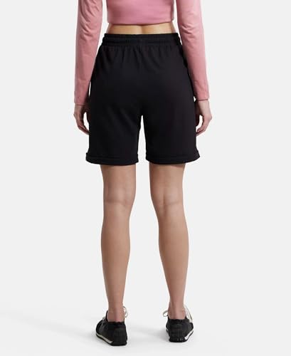 Jockey Women's Shorts (AW23_Black_Large)