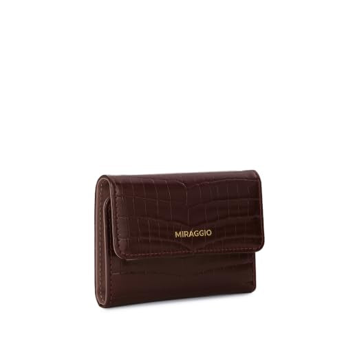 Miraggio Penny Wallet for Woman with Snap Button Closure | Women Wallet | Gift Items for Women