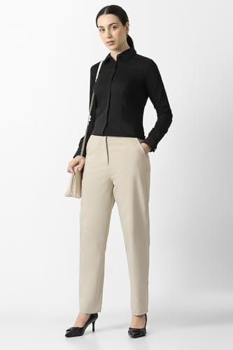 Van Heusen Women's Slim Casual Pants (VWTFFSLF571308_Beige