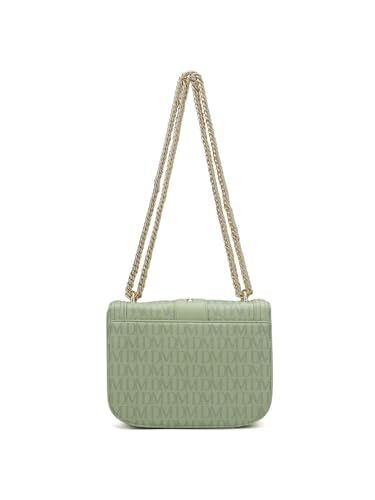 Da Milano Genuine Leather Green Shoulder Bag (01198) (Small)