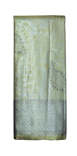 VFCollections Women's Traditional Handloom Kanchipuram Silk Pure Pattu Sarees | Rich Zari Woven Design | Bridal Saree | Unstitched Blouse (VFC629-3)