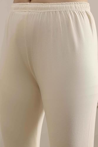 Biba Women's Cotton Kurta, Bottom, Dupatta (SKDMRIGL31132AW25OWHT