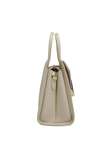 Da Milano Genuine Leather White Satchel (Small) (01685OL)