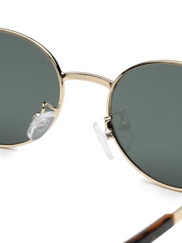 Vibe lens by HASHTAG EYEWEAR Retro Oval Sunglasses for Women | UV400 Protection Shades | Lightweight Metal Frame | Vintage Style Eyewear | Classic Elegant Design