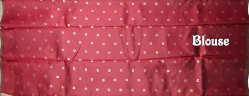 SREE KUMARAN Women's Kanchipuram Kubera Silk Pure Pattu Sarees With Blouse (VSK274-1)