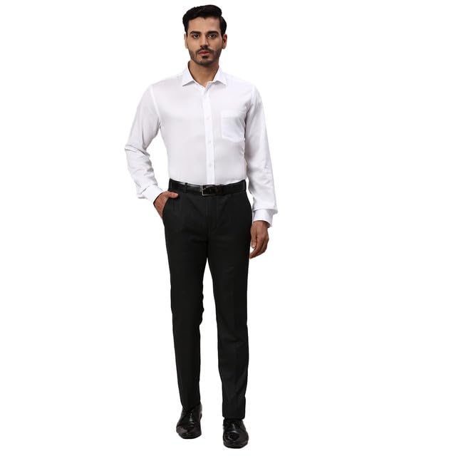 Park Avenue Regular Fit White Formal Shirt for Men