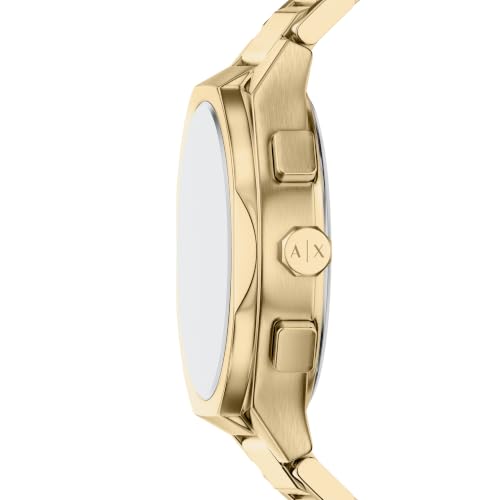Armani Exchange Gold Quartz Stainless Steel Watch AX6034