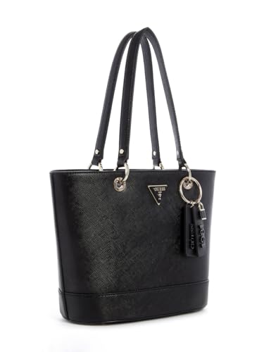 Guess Black Solid Noelle Small Elite Tote Bag