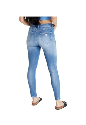 GUESS Cotton Blend Skinny Mid Rise Jeans