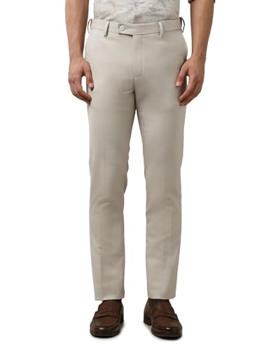 Arrow Men's Textured Dobby 1851 Trousers (ARAKTR2143_Beige_30)