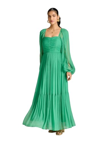Label RITU KUMAR Emerald Xenia Full Sleeves Long Dress