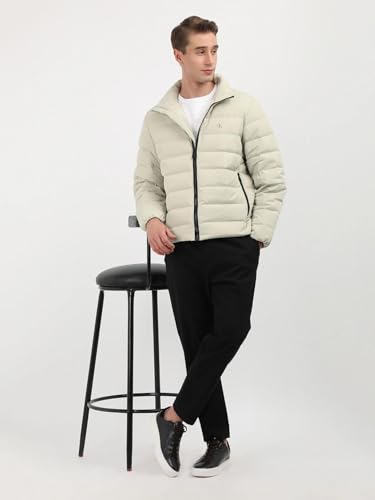 Calvin Klein Jeans Solid Regular Fit Polyester Jacket