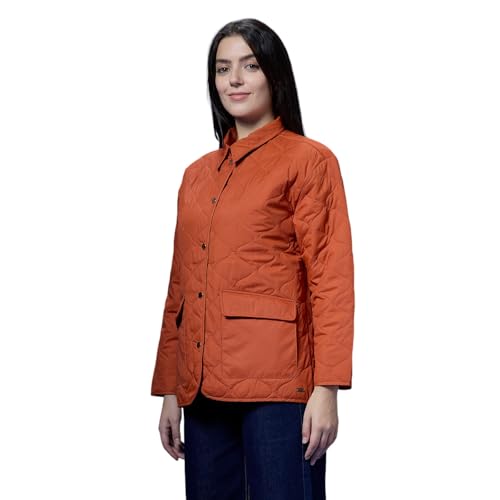 Pepe Jeans Women's Trench Coat (PL402576_Sunset Orange