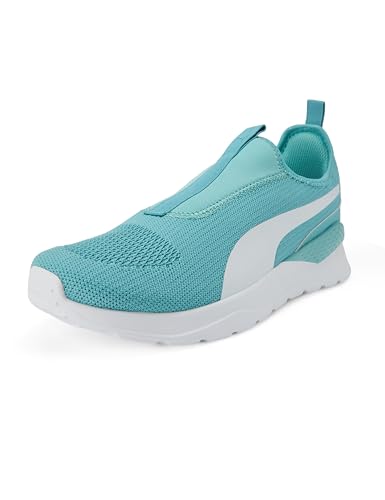 Puma Womens Anzarun Krick Pro WNS Slipon Blue Turquoise-Mint-White Sneaker - 7 UK (39180102)