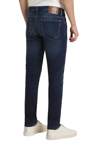 Allen Solly Men's Skinny Jeans (ALDNASKFL80725_Navy