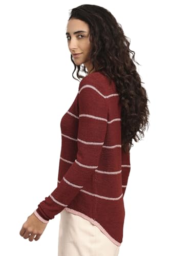 VERO MODA Women's Acrylic Round Neck Sweater