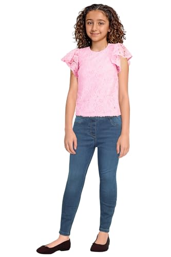 Allen Solly Girl's Regular Fit Blouse (AGTSKRGFA45427_Pink