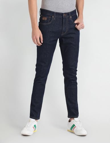 U.S. POLO ASSN. Men's Regular Jeans (UDJENO1260 Blue
