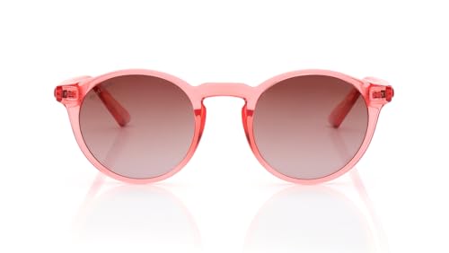 Fastrack Brown Round Plastic 100% UV Protected Sunglasses for Men and Women(P495BR3PV)