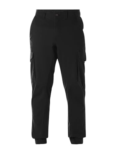 Jack & Jones Black Slim Fit Casual Cargo Pants