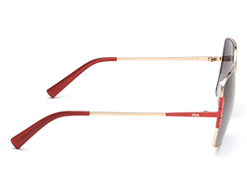 Fila eyewear 100% UV protected wayfarer sunglasses for women| Size medium with grey gradient polycarbonate lens