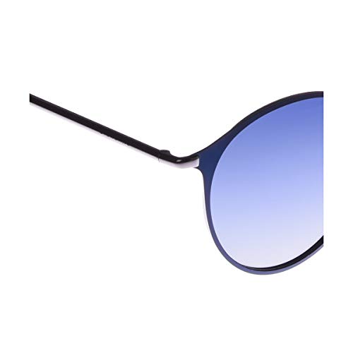 Giordano Polarized Round Unisex Sunglasses - (50 | Blue Lens)