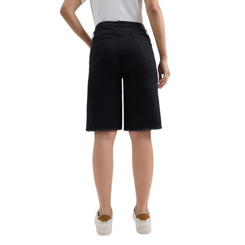 Pepe Jeans Women's Hybrid Shorts (PL801207Q01_Black Used