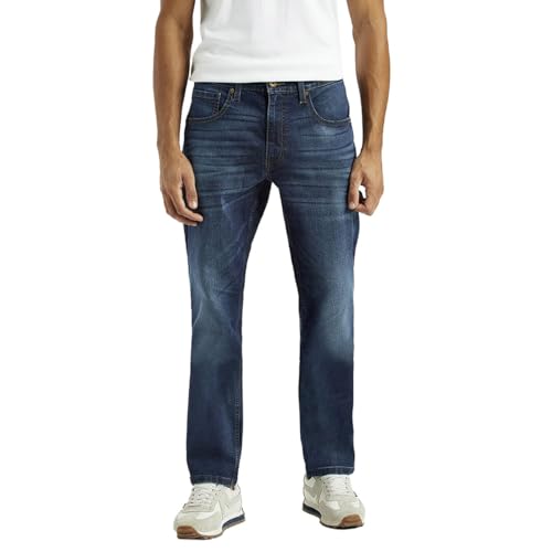 Levi's Men's Mid Indigo Tapered Fit Mid Rise Jeans, 004B4-0000, 32