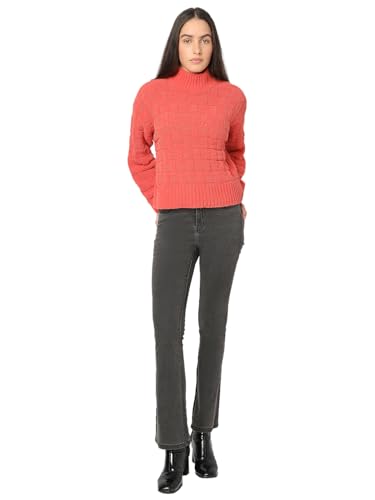 VERO MODA Womens Regular Fit Pink Sweater